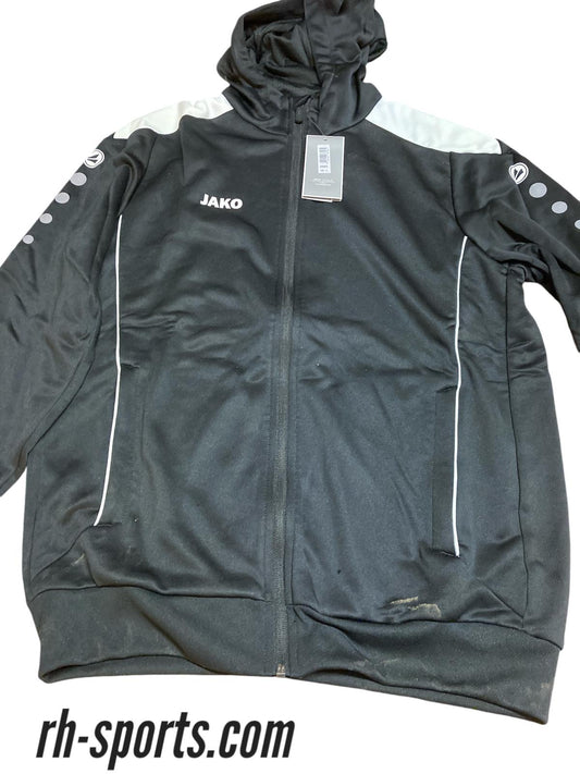 Jako Team Jacke schwarz Gr. M+L+3XL